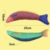 Игрушка для кошек Кошачья мята 3D-симуляция рыбы Золотая рыбка Игрушки для котят Подушка Интерактивная звучащая кошка Жевательная игрушка для укуса Мягкие игрушки Товары для кошек