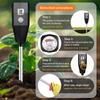 2 In 1 Soil Moisture Tester PH Acidity Humidity Tester Metal Sensor Probe Hygrometer For Potted Plant Greenhouse Garden Tool