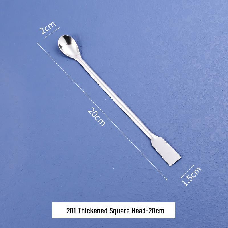 Медицинская ложка из нержавеющей стали для упаковки косметики — вариант с одной или двумя головками