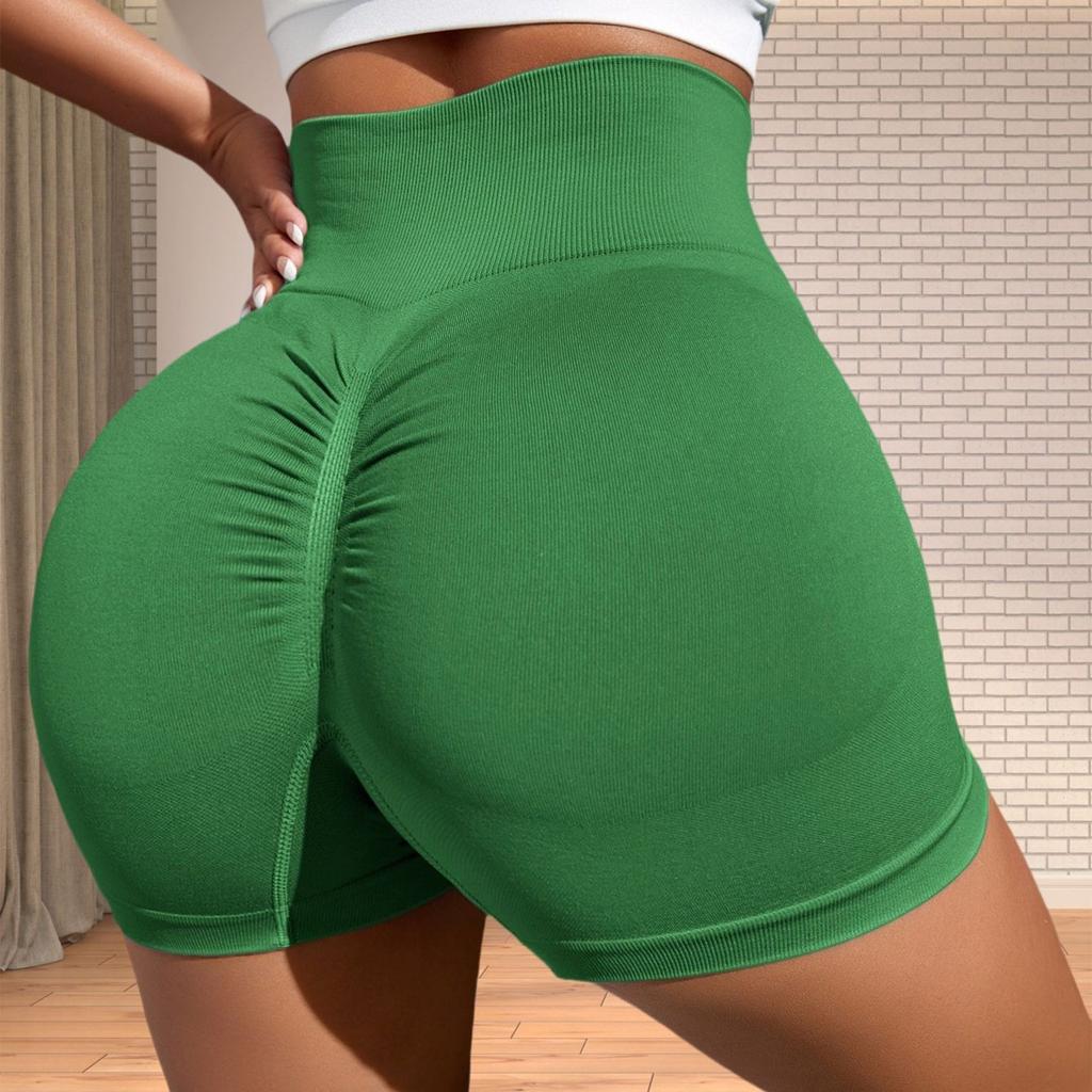 Women's High Waist Peach Lift Hip Sports Shorts Tight Yoga Shorts