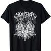 Футболка Slaughter To Prevail Графическая Футболка с Коротким Рукавом Унисекс Мужская Женская Летняя Мужская Футболка Черная Повседневная С Круглым Вырезом Хлопковая Футболка