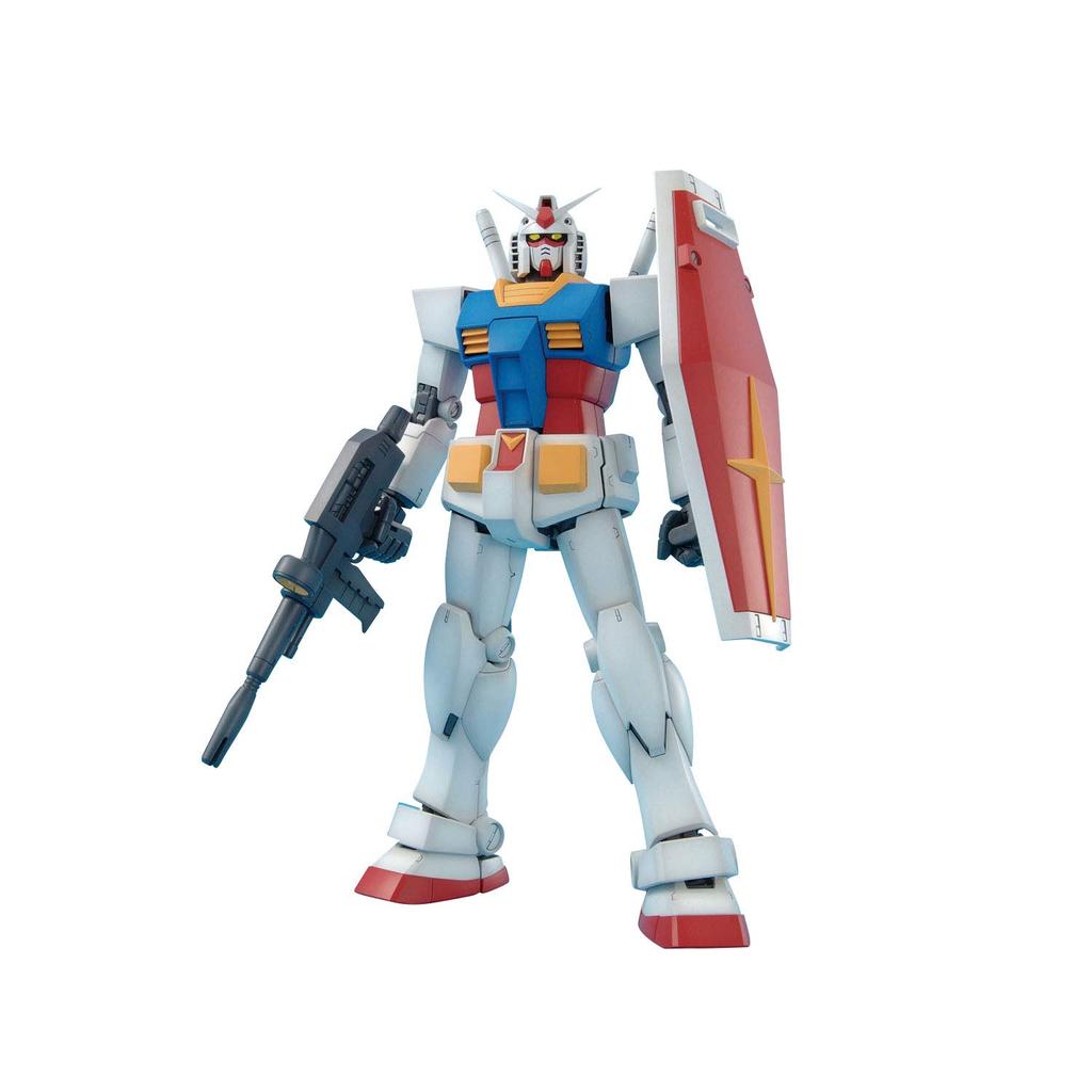 MG Мобильный костюм Гандам Гандам Масштаб Пластиковая модель RX-78-2 Вер.2.0 1/100 Предварительно окрашенный