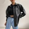 Women's Luxury Leather Jacket Autumn and Winter Women's Slim Moto Biker Jacket Plus Size XS-5XL Leather Coat