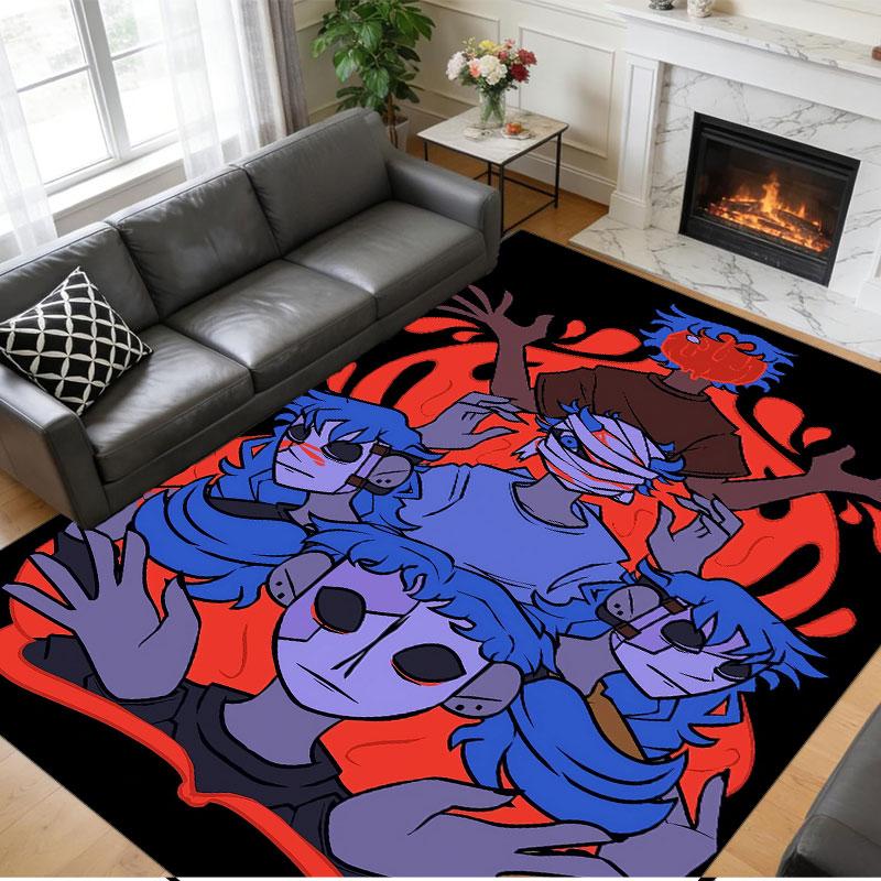 Crystal Velvet Rug Soft Non Slip Indoor Floor Mat Home DecorSally Face