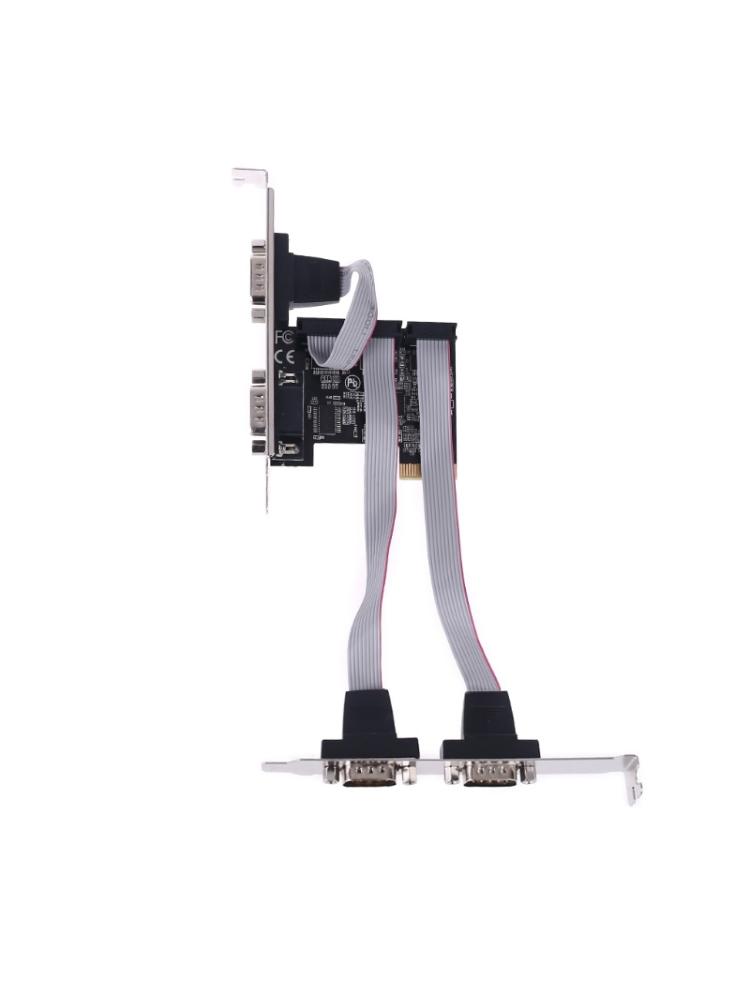 99100 Чипсет PCIe 4 порта Последовательная карта расширения Multi RS232 DB9 COM Expansion r Адаптер