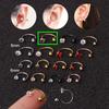 1Pc Stainless Steel Zircon Cz Hoop Tragus Cartilage Helix Stud Earring Conch Rook Daith Lobe Ear Screw Piercing Jewelry