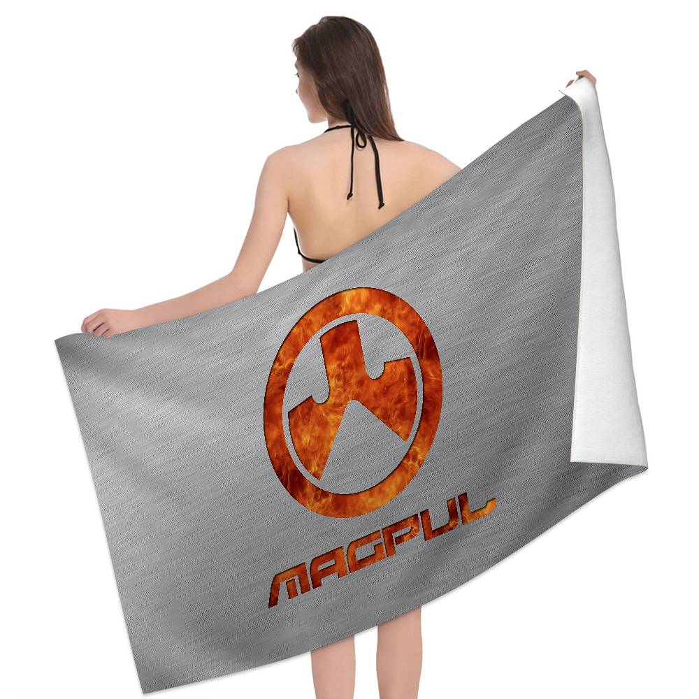 Magpul Логотип Оружия Пляжное Полотенце Цветные Полотенца Для Ванной Для Девочки Микрофибра Быстросохнущее Без Песка Пляжа Йоги Спа Тренажерного Зала Бассейна