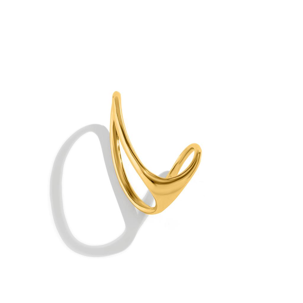 Винтажное простое кольцо с полым открытым дизайном неправильной формы для женщин, свадебное, классическое, парные кольца для пальцев, эстетичные Y2K аксессуары