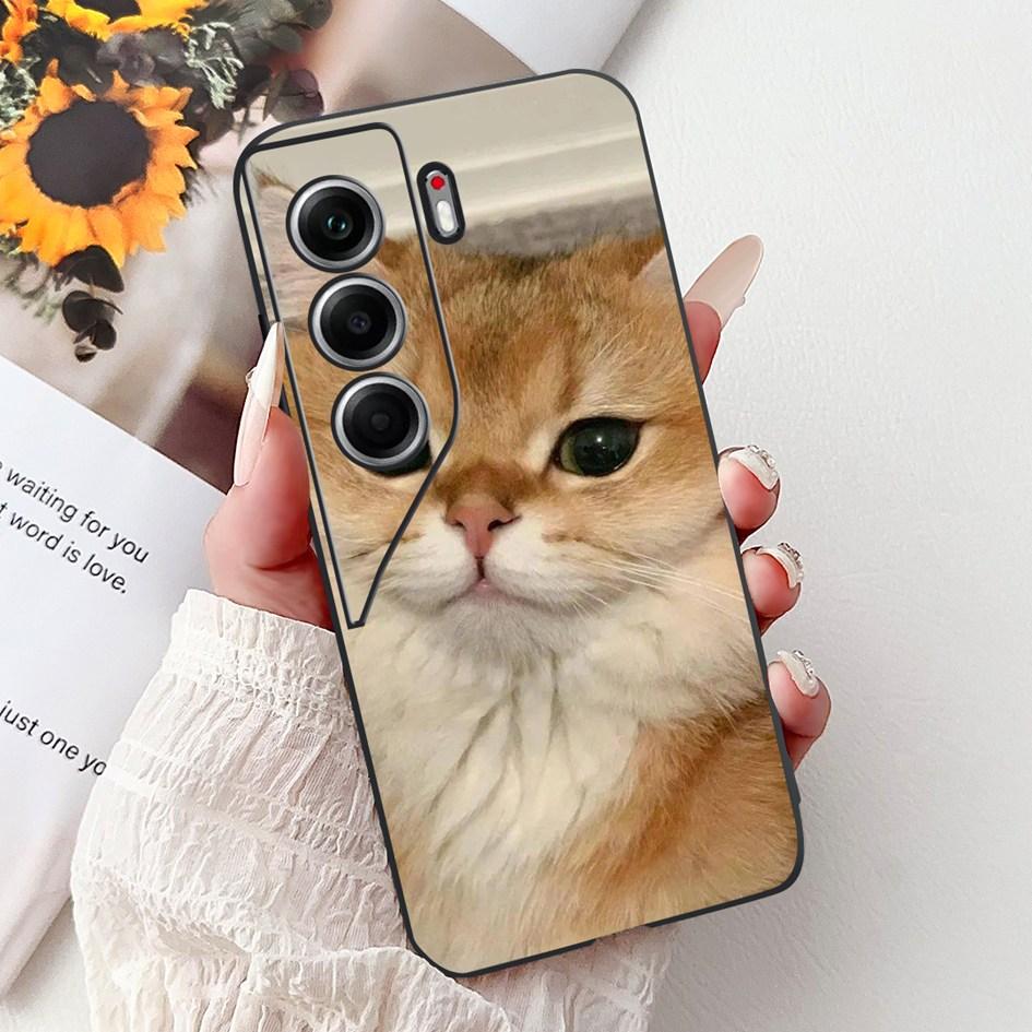 Чехол для Tecno Camon 40 2025 Новый Популярный Узор Бабочка Цветок Мягкий Силиконовый Чехол для Телефона Для Tecno Camon40 Pro CM6 CM5 Бампер