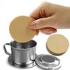 200Pcs 51/53/58/60MM Coffee Filter Paper Natural Unbleached Disposable Round Moka Pot Coffee Dripper Paper Universal Coffee Maker Accessories