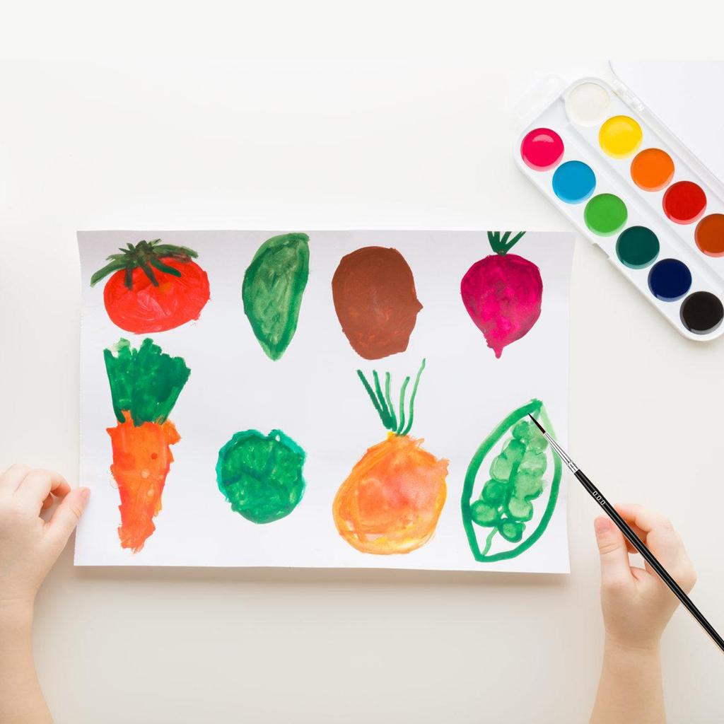 30 шт. 3 размера тонких кистей для рисования #0 #00 #000 нейлоновая кисть для рисования волос кисть для рисования мелких деталей принадлежности для рисования