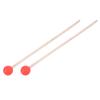 2Pcs Drum Mallet Hammer Musical Instrument Accessories for Xylophone Timpani Snare DrumsRed