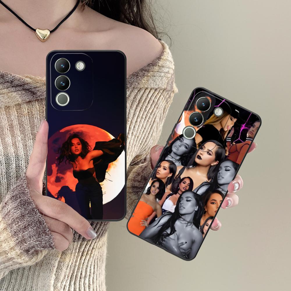 Модный матовый чехол из ТПУ для мобильного телефона Becky G для VIVO V60 V50 V40 V30 V29 V27 V25 V23 Pro Lite 5G, цветная печать