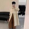Женское классическое двубортное шерстяное пальто Осень/Зима 2026