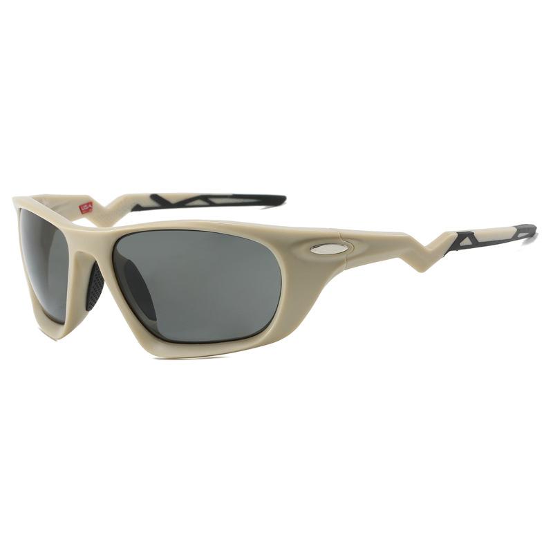 New polarized sun protection nylon polarized sunglasses, fashionable and trendy retro outdoor cycling sports glasses9431