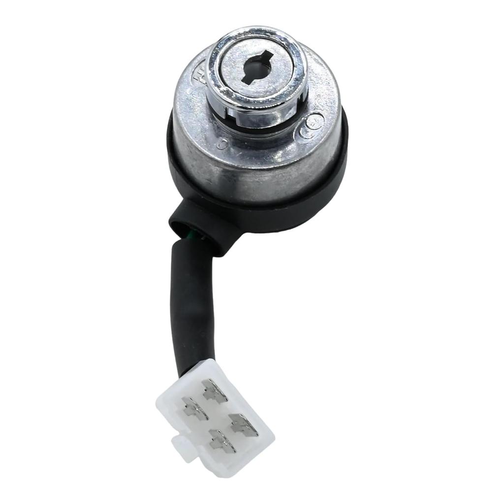 4-Pin Starter Ignition Switch for AGT H15R DHKG-H15 with Keys | Fits AGT H15R DHKG-H15 mini excavators. Heavy-duty metal 4-pin starter ignition