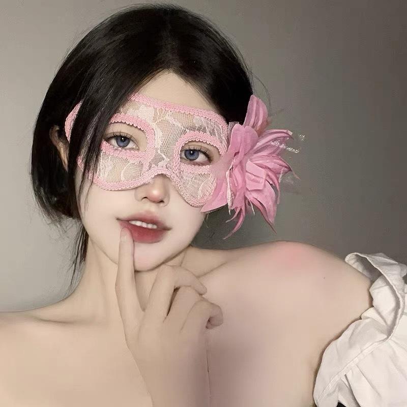 Маска Шар Цветочная Маска Полая Кружевная Сексуальная Маска Воздержания Ниша Секс Взрослые Вечеринки Аксессуары