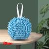 3PS Chenille Hand Towels Kitchen Bathroom Hand Towel Ball with Hanging Loops Quick Dry Soft Absorbent Microfiber Towels