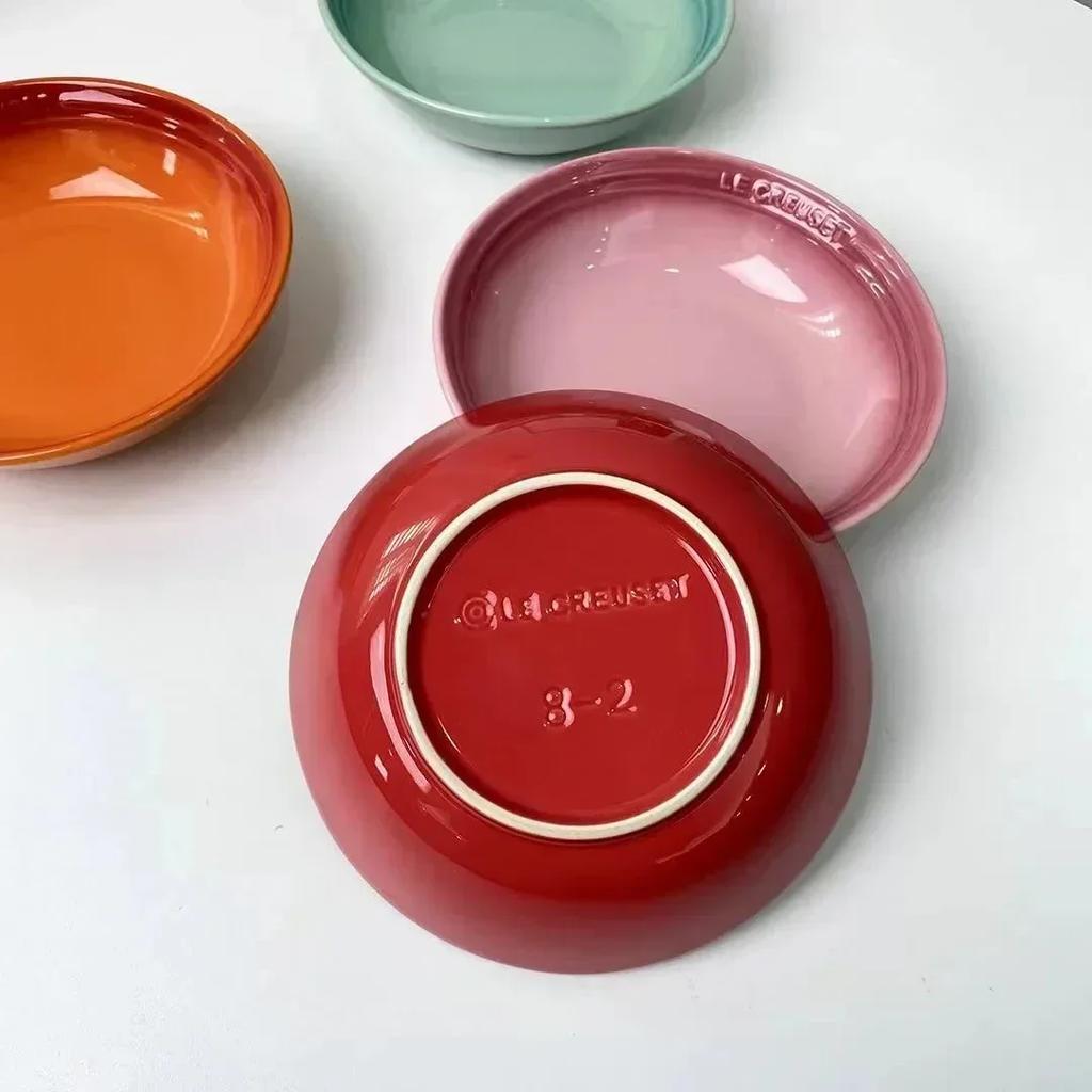 7 дюймов фарфоровая суповая миска 1 упаковка керамическая обеденная тарелка десерт салат блюдо кухонный поднос красочная глубокая столовая посуда