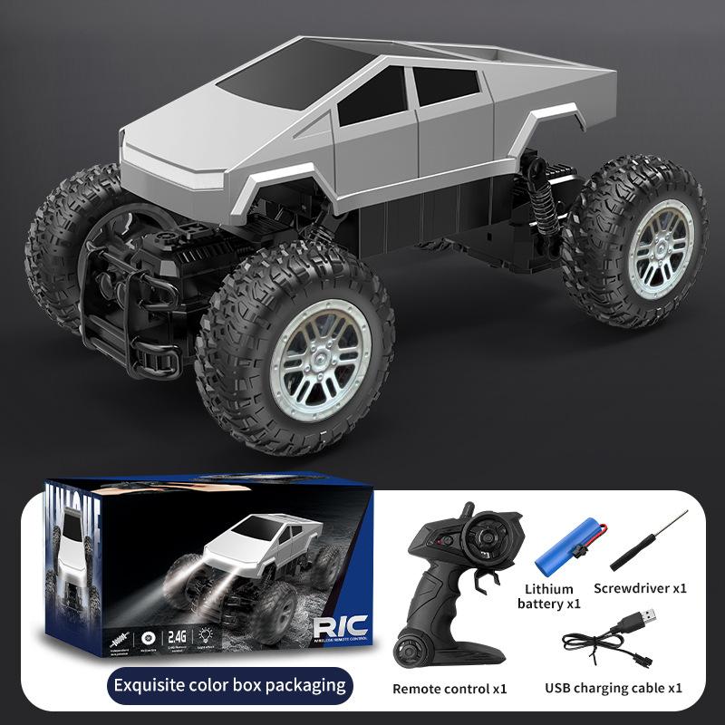 1:16 Amphibious 4WD RC Car for Kids 4-12 – Waterproof Off-Road Remote Control Monster Truck with LED Lights, Birthday Gift Toy
