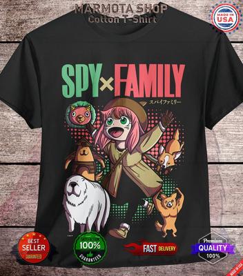 Футболка Spy X Family Аня Форджер Йор Лойд Аниме Японская Футболка Манга Каваи