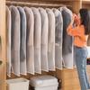 5PCS Clothing Cover, Transparent Zipper Dust Suit Bag, Wardrobe Storage Moisture-proof, Transparent Clothing Protective Cover