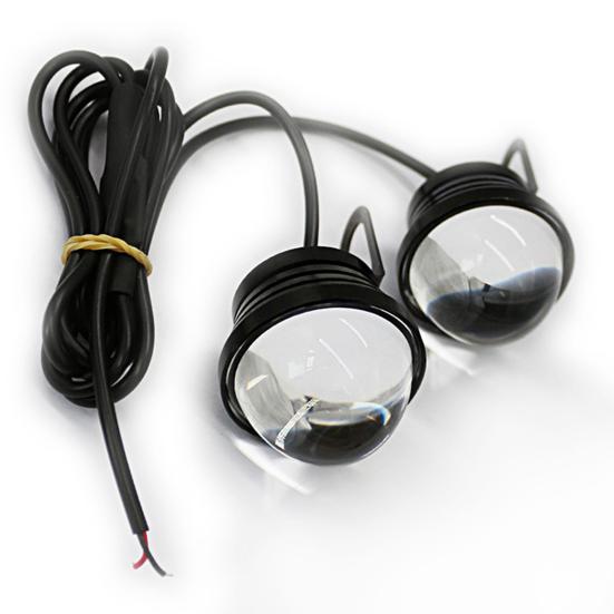 2 шт., светильник «орлиный глаз», водонепроницаемый, сильно рассеивающий тепло, алюминиевый сплав, практичные дневные ходовые огни для автомобиля