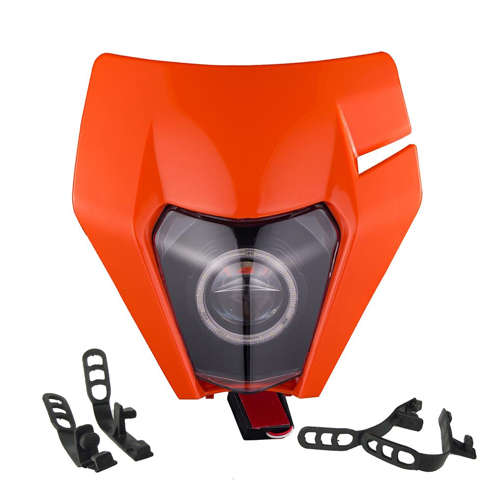 Светодиодная фара для мотоцикла Фара Фары Универсальная Для KTM EXC EXCF SX SXF XC XCF XCW XCFW 125 150 250 300 350 450 530