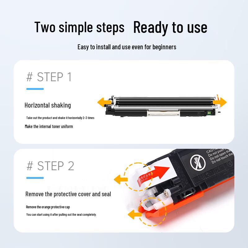 Color Toner Cartridge Set for HP and Canon Printers