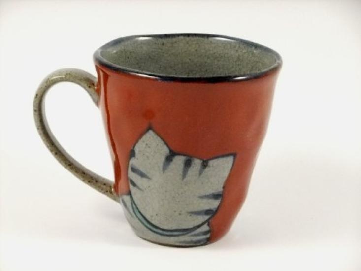 Посуда Arita Hasami Shouho печь Banzai пара кружка с котом