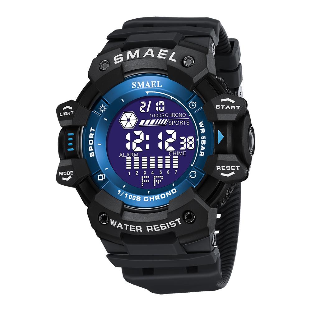 Smael 8050 Electronic Men's Digital Wrist Watches Waterproof Week Display Chronograph Men Digital Watches for Relojes De Hombre