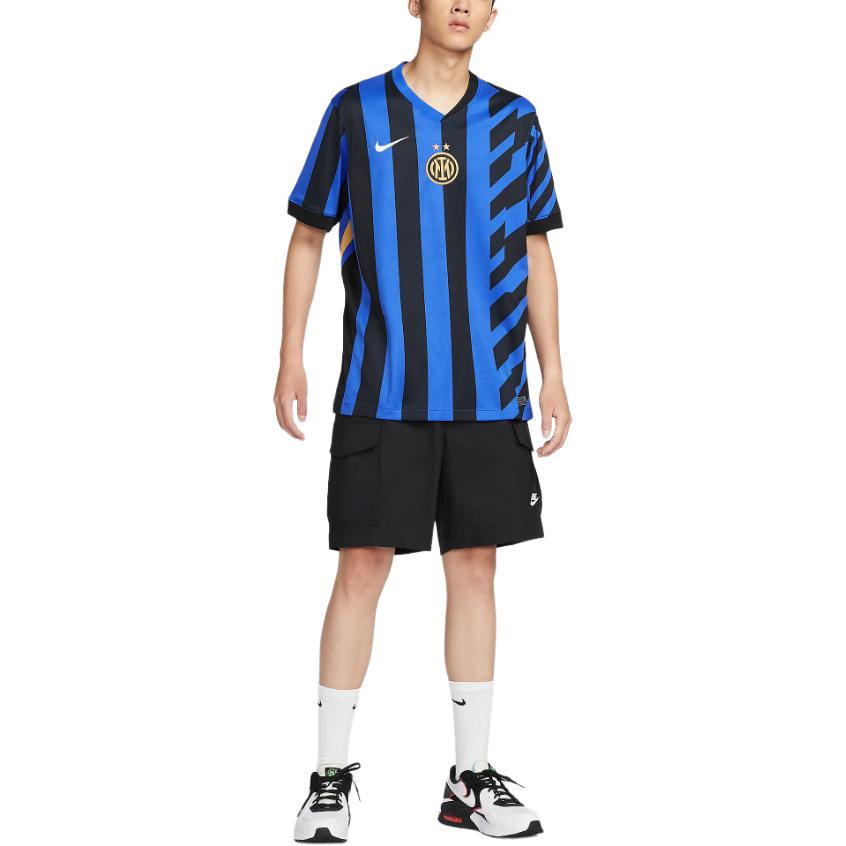 Nike Футбольная футболка Nike Dri FIT для мужчин, домашняя, стадионная, Интер Милан 2024/25 FN8787-440
