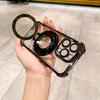 Magnetic Electroplated Transparent Protective Case for iPhone 17/16/15/14 Pro Max