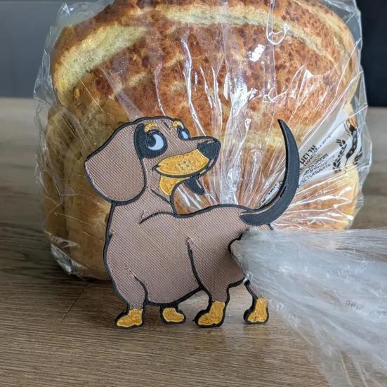 Набор из 3 шт. зажимов для хлеба в виде таксы, забавные зажимы для пакетов в виде попки, многоразовые пластиковые зажимы для запечатывания пищевых пакетов, оригинальные кухонные гаджеты