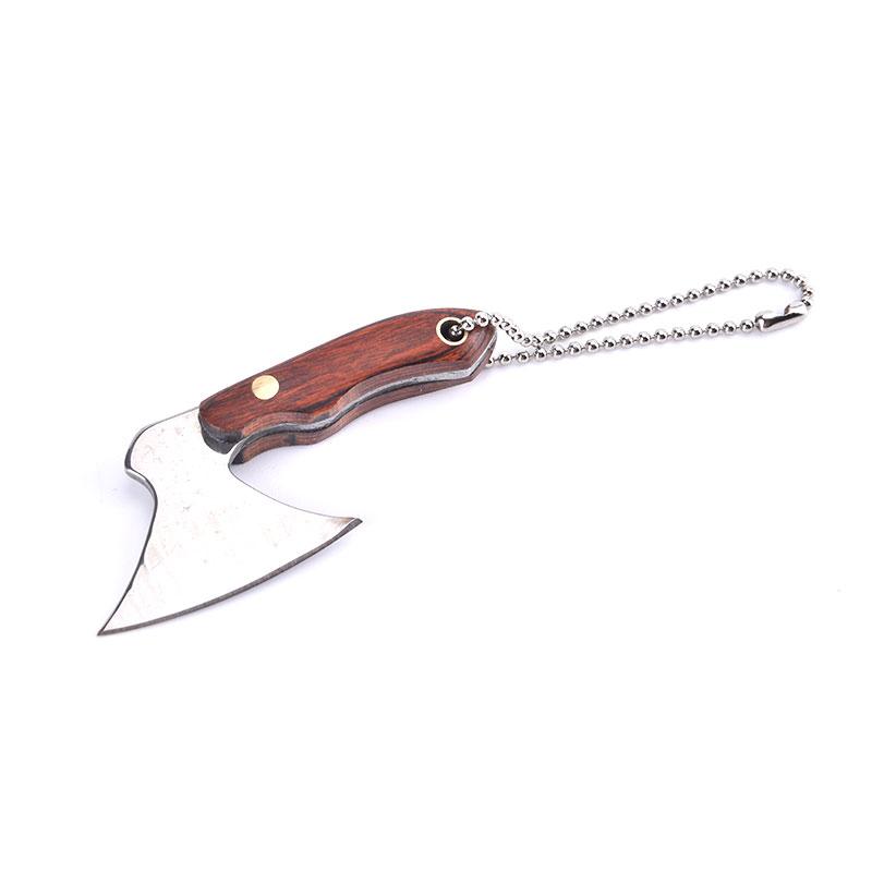 Портативный брелок, топор, нож, карманный топорик, нож из нержавеющей стали, Edc, фиксированное лезвие