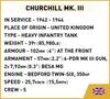 Cobi Company of Heroes 3#3046 Churchill Mk.III Infantry Tank (British Army) 1/35 Scale