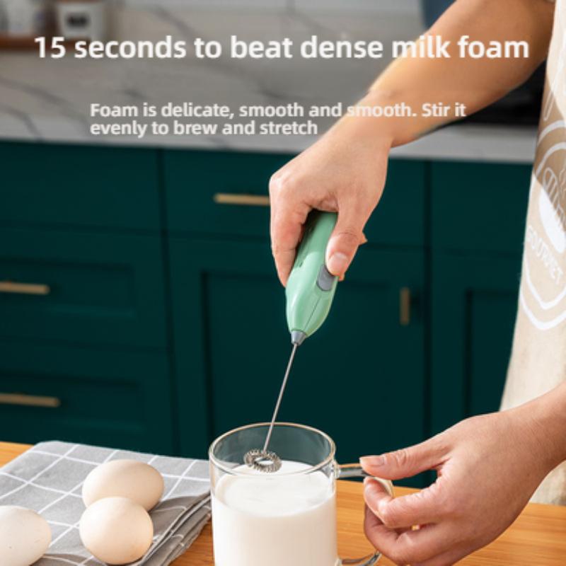 Электрический венчик случайного цвета, миксер для выпечки, насадка для перемешивания сухого молока, мешалка для кофе, ручной миксер для домашней кухни для выпечки