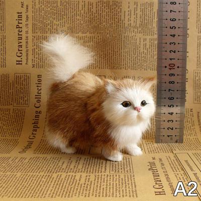 Симпатичные плюшевые игрушки для кошек, мягкие игрушки, модель котенка, искусственный кот, реалистическое животное
