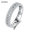 Классическое кольцо Lindon из медного сплава с цирконием, женские ювелирные изделия, свадебный подарок для вечеринки