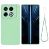 Чехол для Infinix GT 20 Pro, натуральный жидкий силикон, приятная для кожи задняя крышка для Infinix GT 10 Pro, противоударный бампер со шнурком