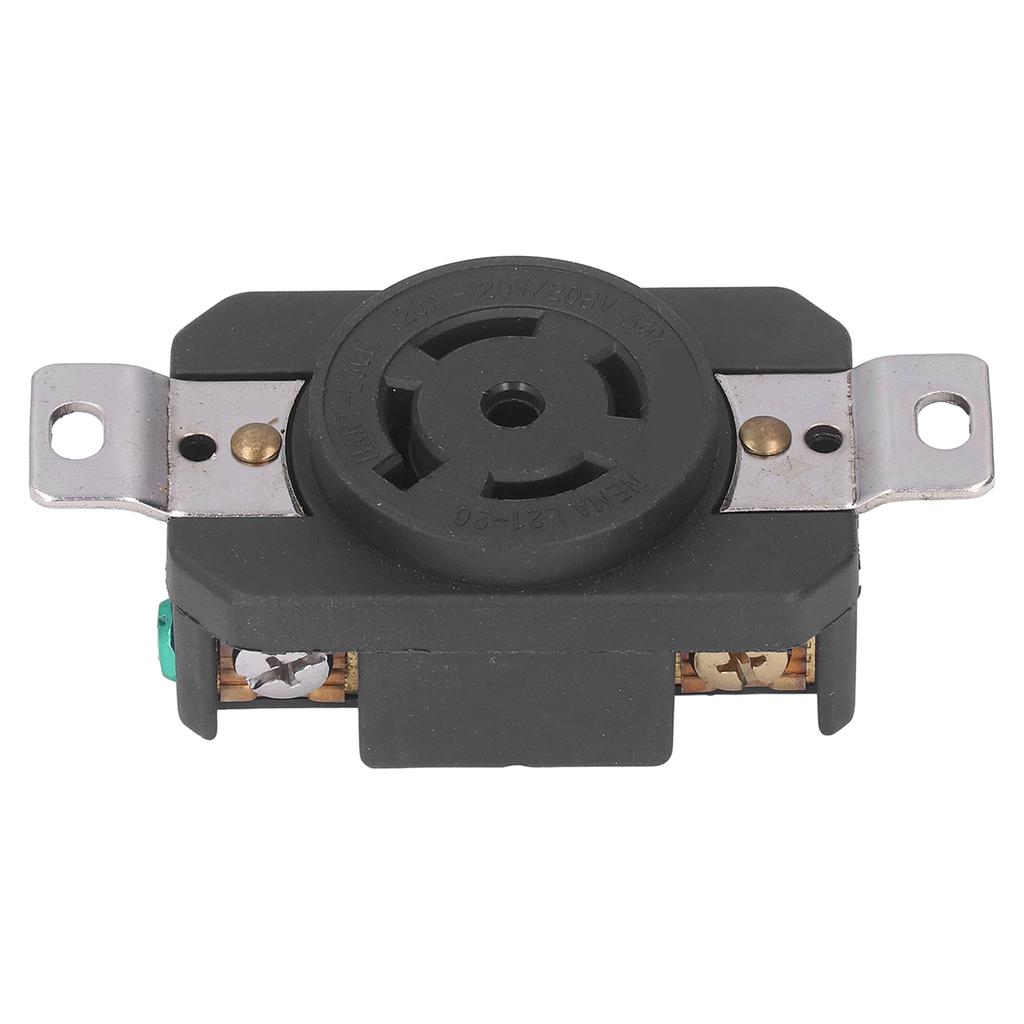 Flush Mounting Locking Receptacle Industrial 5 Hole US Style 20A 120208V NEMA L21?20