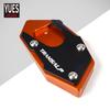 Motorcycle Accessorie For TRANSALP 600 650 700 XLV CNC Aluminum Kickstand Foot Side Stand Extension Pad Support