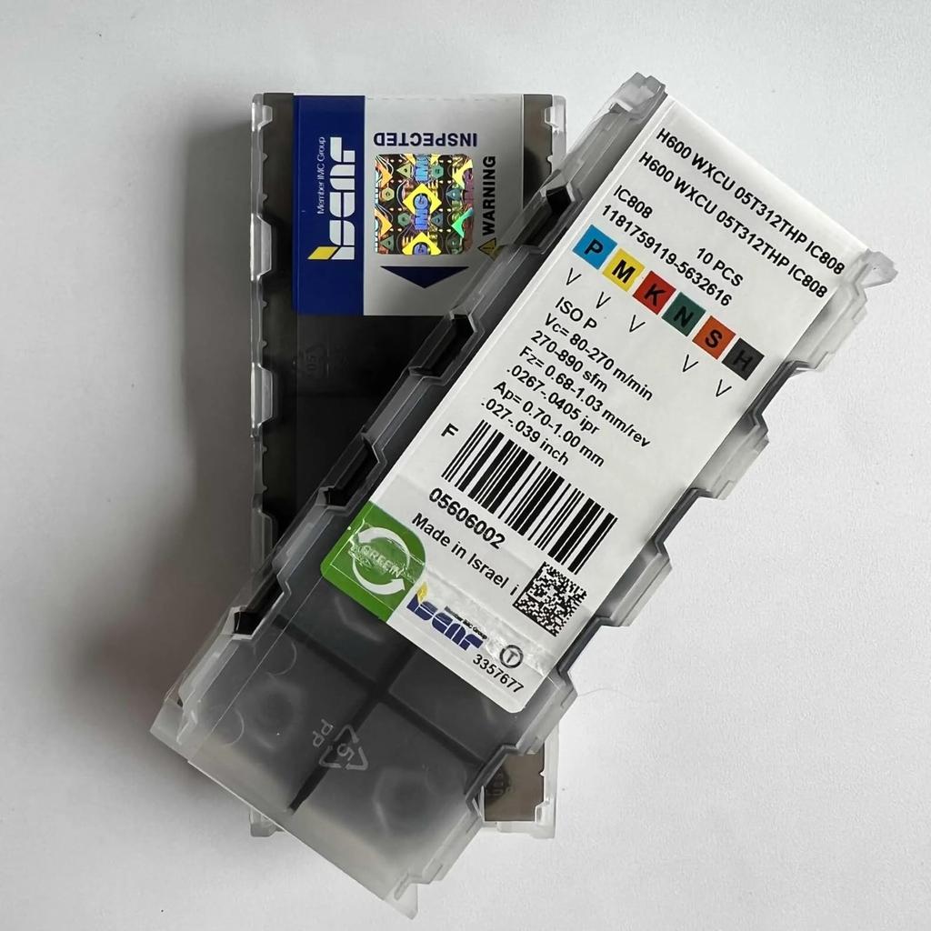 H600WXCU05T312THP IC808 /Промышленные сменные твердосплавные пластины 10 шт.