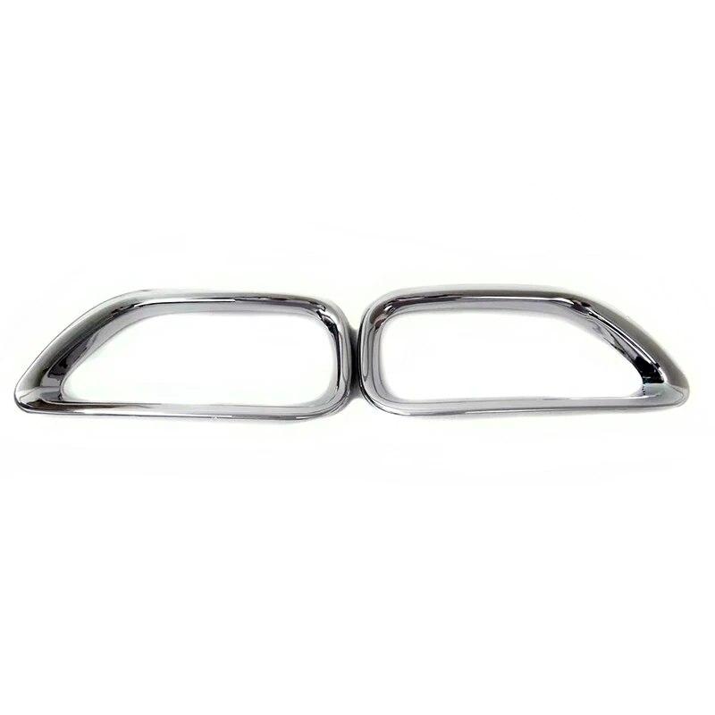 Для Nissan Patrol Y62 2011-2018 ABS Стайлинг автомобиля передняя/задняя противотуманная фара, декоративная крышка лампы, накладка на рамку, наклейка, автомобильные аксессуары