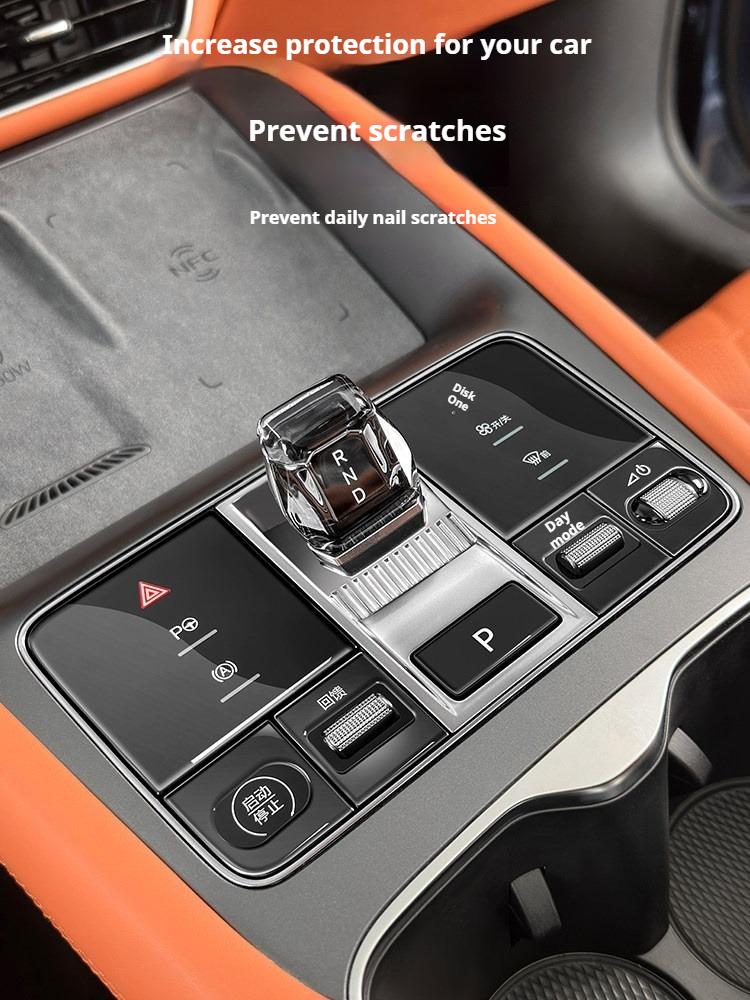 For 24BYD Sealion 7 EV Car Dropping Glue Button Sticker on The Lifting Window Panel Car Interior Decoration Supplies Accessories