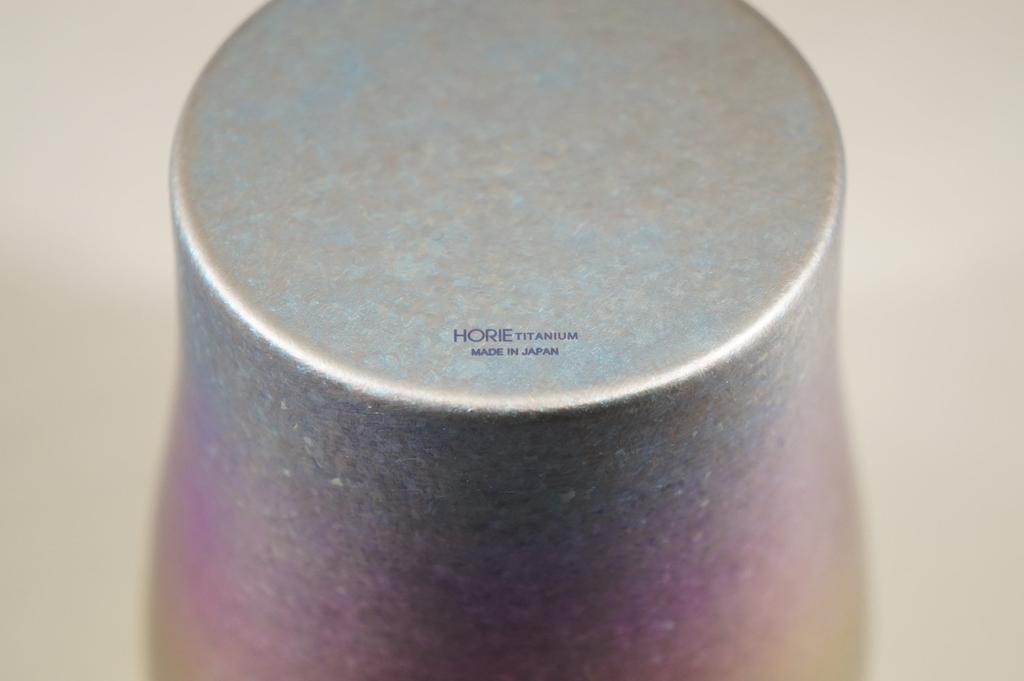 HORIE Сделано в префектуре Ниигата Титановый двойной стакан Koga 250 куб. см Сделано в Японии Tsubame, (Цвет радуги) Т15КГ250-2