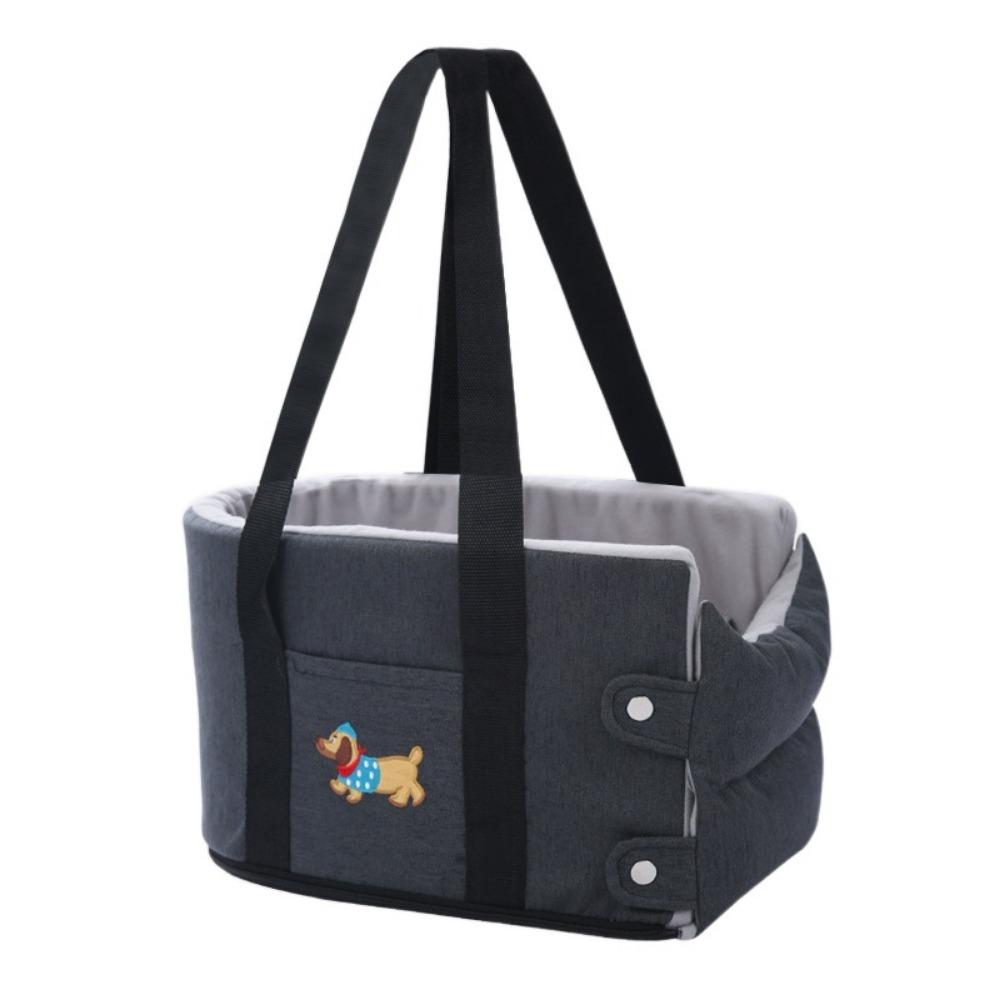 Soft Puppy Car Seat Cute Dog Car Backpack Pet Nest Pet Central Control Car Seat for Dogs Cats