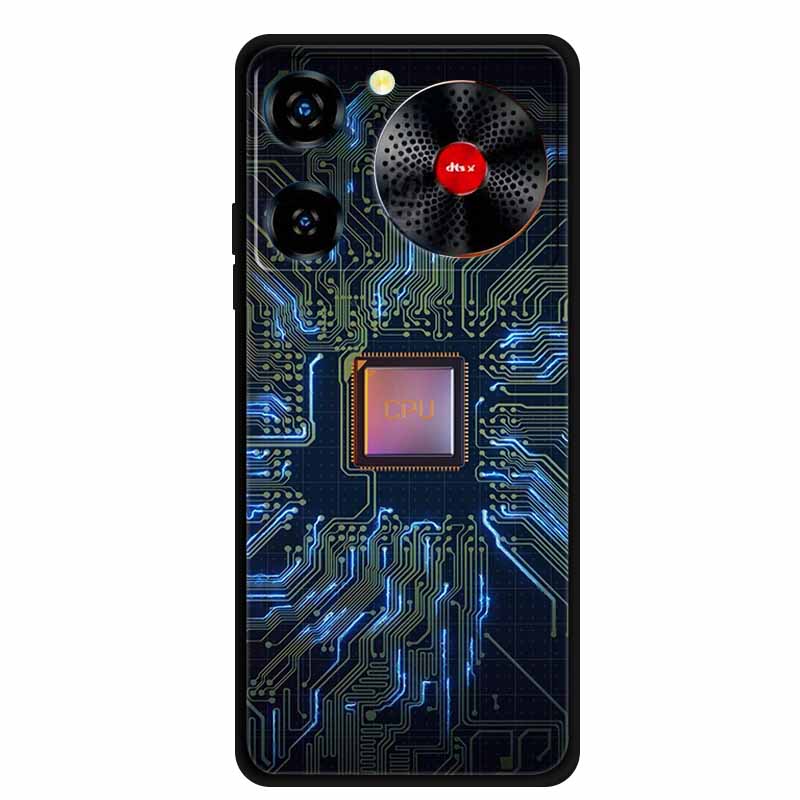 Для ZTE nubia Music 6.6" Чехол Модный Черный Силиконовый Мягкий Чехол для Телефона Для Z2353 ZTE nubia Music TPU Ударопрочный Защитный Чехол