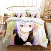 PLASTIC MEMORIES Комплект постельного белья Односпальный  Полный Queen King Размер Комплект постельного белья Взрослый Детская Спальня Комплекты с пододеяльником Аниме Parure De Lit Кровать