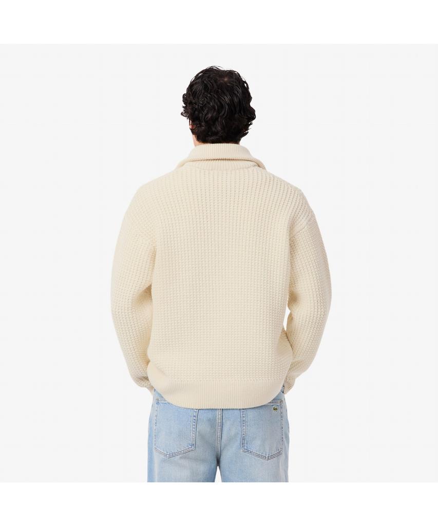 Мужской свитер LACOSTE с воротником из фактурной вязки Ah5205-55N Xfj